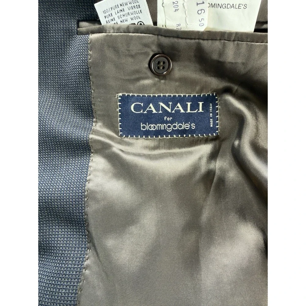 Vintage Canali Pure Wool Jacket 40R Brown Blazer. See Pics For Condition